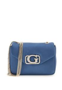 Сумка через плечо PRUE MIT LOGOSCHRIFTZUG - Across body bag Guess, синий