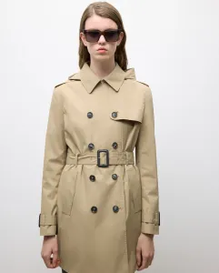 Женский технический тренчкот с капюшоном Tintoretto, песочный