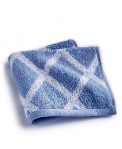 Полотенце Lauren Ralph Lauren Diamond с ромбовидным узором, синий