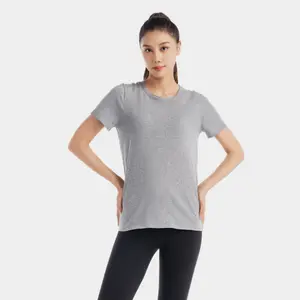 Женская базовая тренировочная футболка Domyos из хлопка