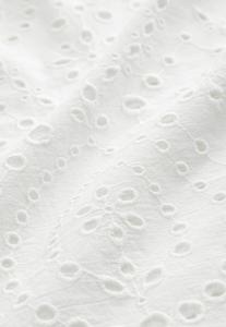 Рубашка-блузка COORD BRODERIE SHORT SLEEVE, REGULAR FIT Next, белый