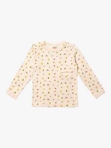 Адаптивная футболка с длинным рукавом kids'garden days easy feeding adaptive Little Green Radicals, кремовый