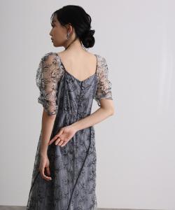 Платье с кружевной отделкой «Торнадо», свадебное платье Pourvous, цвет Black