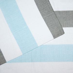 Набор фланелевых простыней Pointehaven, цвет Blue Gray Stripe