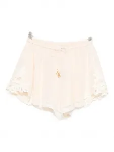 Шорты с кружевной отделкой Zimmermann, нейтральный
