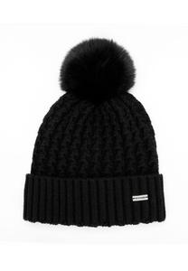 Шапка WITTCHEN WITH A CHUNKY PATTERN, Black