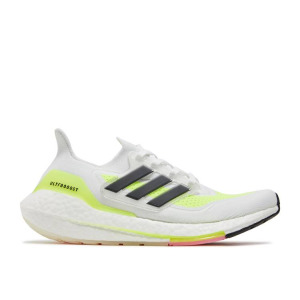 Кроссовки Adidas WMNS ULTRABOOST 21 'WHITE SOLAR YELLOW', белый