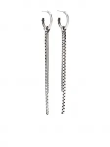 Цепочные серьги Werkstatt:München, серебристый