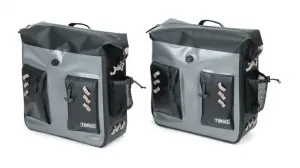 Водонепроницаемые боковая сумка Torke объемом 48 литров Kuryakyn, черный/серый