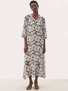 Платье Berit с цветочным принтом Part Two, Black/Multi