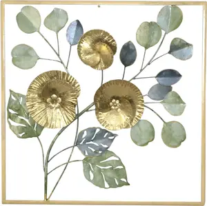 HOFMANN LIVING AND MORE предмет декора стен "декорация стен" 50х50х5 см, зеленый