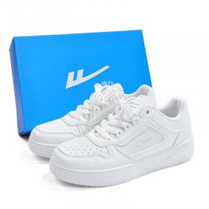 WARRIOR Белые кроссовки Air Force 1 противоскользящие и износостойкие дышащие скейтерские унисекс, цвет White