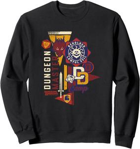 Толстовка с изображением мастера подземелий Dungeons & Dragons и персонажа Бехолдер, черная