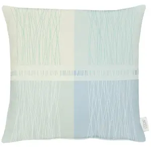 АПЕЛЬТ декоративная подушка "КОМО", чехол на подушку с наполнителем, 1 шт APELT 48х48 см, синий