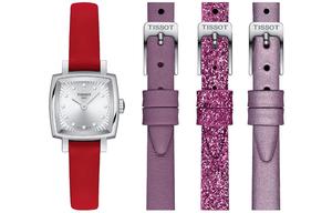 TISSOT Часы T LADY Series Quartz Movement Women's Watch Watch 20mm Silver Dial Stainless Steel Case