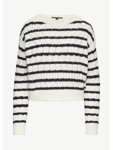 Вязаный свитер в цвете 01X3_белый comma