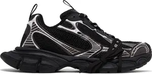 Кроссовки Balenciaga 3XL Sneaker 'Worn-Out - Black White', черный