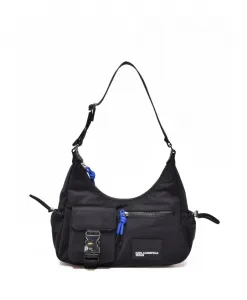 Уличная нейлоновая сумка через плечо Karl Lagerfeld, черный