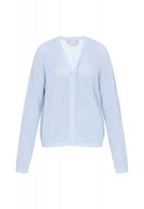 Usha Вязаный кардиган светло-голубого цвета