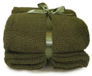 Покрывало Unique Living Jurre, 200x1x150 см цвет dunkelgrün/grün