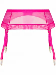 Полупрозрачный пояс для чулков Maison Close, розовый