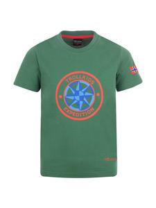 Функциональная рубашка Trollkids Funktionsshirt Windrose, цвет dark green