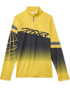 Топ Spyder Kids Incline 1/2 Zip Top, цвет Acid Yellow