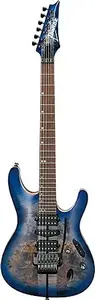 Электрогитара Ibanez Premium S1070PBZ с чехлом, цвет Cerulean Blue Burst