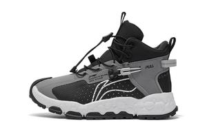 LINING YOUNG LiNing Absolute Rock амортизирующие термоустойчивые нескользящие кроссовки mid top для детей черные подростковые