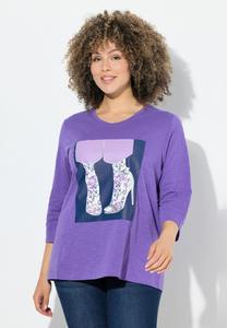 Топ Ulla Popken FASHION GRAPHIC, Purple
