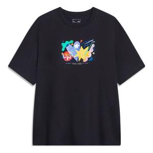 Футболка спортивная, впитывающие пот, удобные Футболка Li-Ning, черный