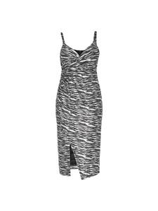 Faina Женское платье серебристого многоцветного цвета