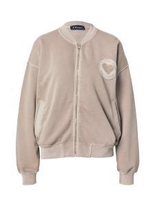 Худи с капюшоном на молнии Grace, Greige/Light grey