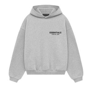 Худи Fear of God Essentials Kids Fleece Hoodie, Light Heather Grey
