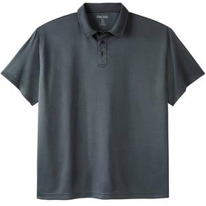 Мужская рубашка-поло без пота Kingsize Big & Tall KingSize, цвет Steel Mesh