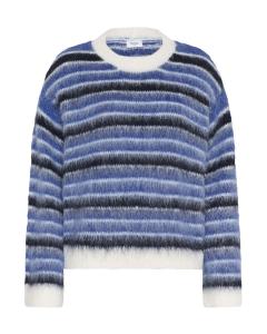 SAINT TROPEZ Свитер 'OlmaSZ' в цвете Night Blue, Royal Blue