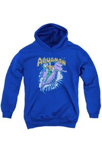 Толстовка с капюшоном DC Comics Ride Free Youth Gildan, синий