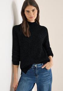 Джемпер Cecil TURTLENECK CHENILLE , Schwarz/Black