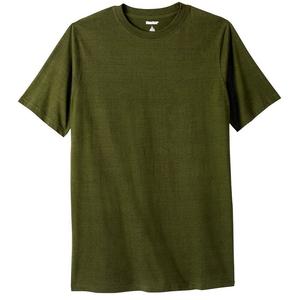 Мужская легкая, удлиненная футболка с круглым вырезом Kingsize Big & Tall без усадки KingSize, цвет Hunter Marl