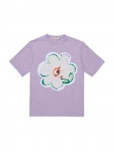 Marni Футболка в сиреневом цвете