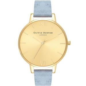 Часы из синей синтетической кожи Olivia Burton