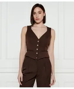 Жилет Матеа Slim fit Guess Jeans, коричневый