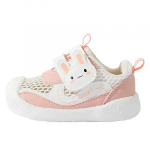 Противоскользящие и износостойкие дышащие детские туфли для младенцев и малышей Bradmiller, розовый