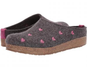 Тапочки Haflinger Cuoricini, серый