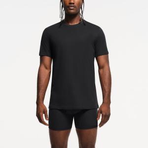 Легкая мужская футболка, 3 шт. SKIMS Skims Basics, цвет Obsidian