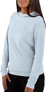 Carhartt Women's 106236 Women's Force Sun Defender легкая длинная футболка с длинным рукавом, Tradewind