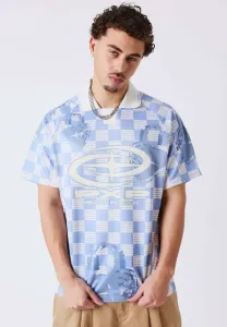 Рубашка-Поло manches courtes à col love stroy Project X Paris, Bleu