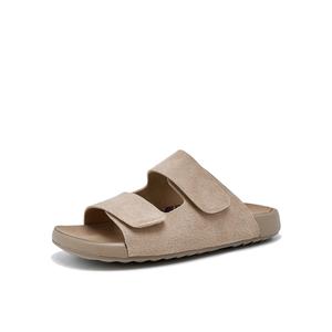 Ignition Женские противоскользящие шлепанцы бежевые (нубук), цвет Beige (Nubuck)