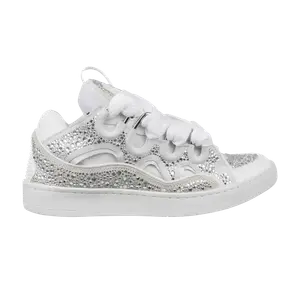 Кроссовки Lanvin Curb Sneakers 'Crystal Embellishments - White', белый