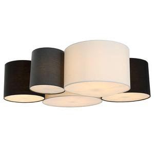 Globo Lighting Потолочный светильник, металл, текстиль, черный